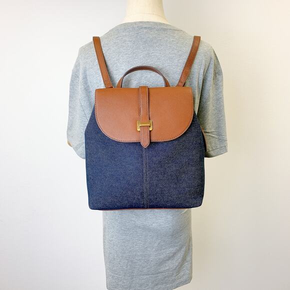 Fossil SHB3208423 Emery Backpack IN DENIM